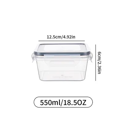 24 Parça/12 Parça Takım Gıda Sınıfı Saklama Kutusu Sızdırmaz Mikrodalga Fırın Uyumlu Buzdolabı Dondurucu Saklama Kutusu İş Öğle Yemeği Kutusu - 12
