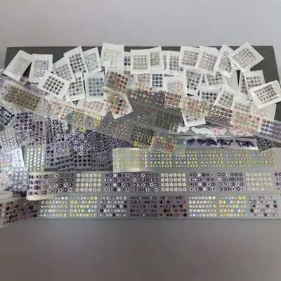 Renkli Simli Yıldız Sivilce Yaması 40 Adet, Makyaj Uyumlu