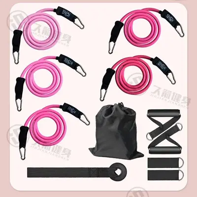 TPE Resistance Band Set 11 Pieces, Full Body Training Exerciser