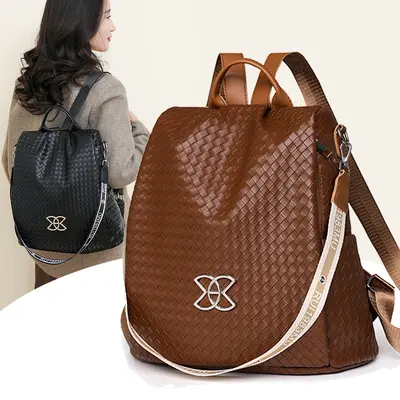 Damen-Sport- und Reiserucksack, groß, weiß - 12