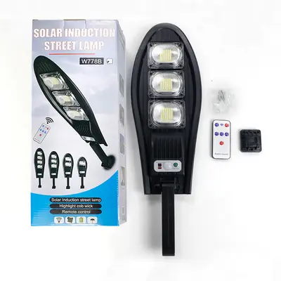 Solar LED Garden Street Light with Motion Sensor Outdoor Integrated