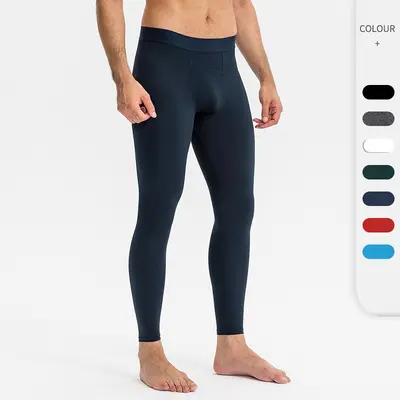 Herren Kompressions-Fitnesshose, schnell trocknend, atmungsaktiv, elastisch