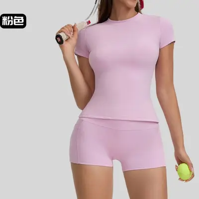 Yoga-Fitness-Set mit hoher Taille für Frauen