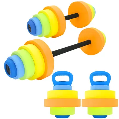 Spor toptan EVA su uzun dambıl ev halter ayarlanabilir uzunluk çift kettlebell fitness yüzme seti - 6