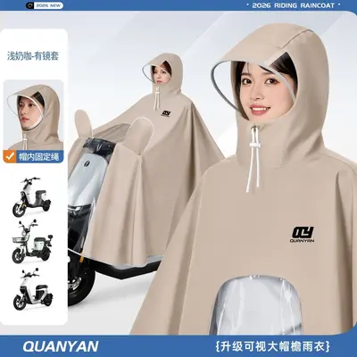 E-Vehicle Raincoat Full Body Extended Heavy Rain - 11