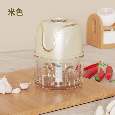 Mini-Knoblauchzerkleinerer Knoblauchpresse kabelloses elektrisches Knoblauch-Zerkleinerungsgerät Babybrei-Mühle Knoblauchpaste-Zerkleinerungsgerät Küchenmaschine