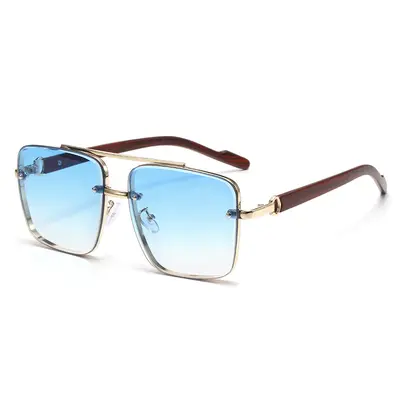 Men's HD Polarized Pilot Sunglasses, Retro Toad Style - 11
