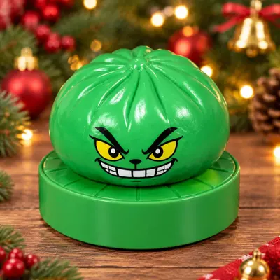 Noel Grinch Yapı Blokları Hamur Topu Stres Oyuncağı, Gizli Model Kör Kutu - 12