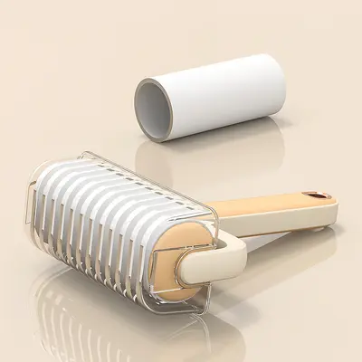 Ribbed lint roller, household design - 2