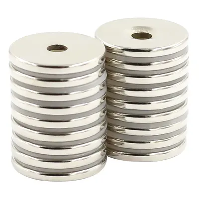 Runder doppelseitiger Starkneodym-Magnet, Kühlschrankmagnet