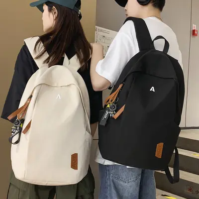 Men's Large Capacity Japanese Style Backpack for School and Travel - 1