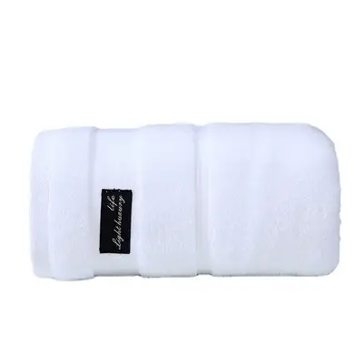 Hilton bath towel 100% cotton plus 5A class antibacterial hotel beauty salon beach towel embroidered logo pure cotton towel - 6