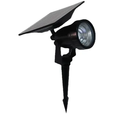 Solar LED Colour Projector Light, Ground Spike Tree Light, Outdoor