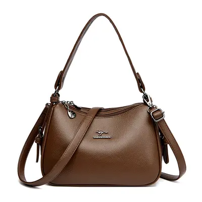 Kangaroo Genuine Leather Mom Bag, Women's Single-Shoulder Crossbody Bag - 10