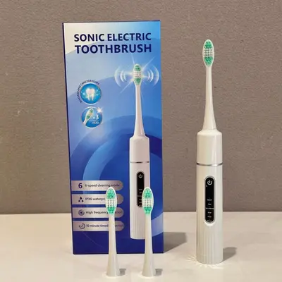 Sonic Electric Toothbrush for Adults, Rechargeable, Waterproof, Soft Bristle - 7