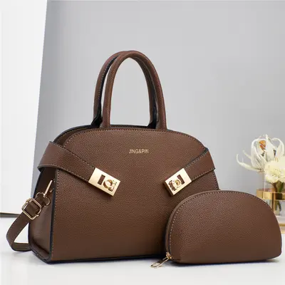 Two-Piece Large Capacity Women's Mother-and-Child Bag Set - 3