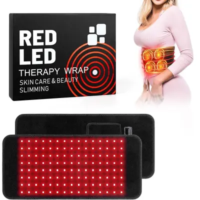 Cross-Border Rotlicht-Taillengürtel 120 LED-Perlen Haushalts-LED-Großflächenleuchte Multifunktions-Therapiegürtel Rotlicht-Wärmetherapie-Behandlungsgürtel