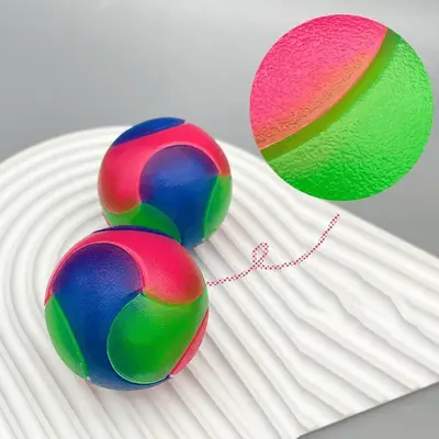 Cat and Dog Chew Toy Ball, Durable Bite-Resistant Pet Toy - 3
