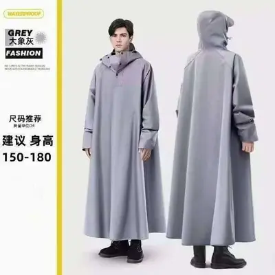 Raincoat for electric vehicles, thick and long, full body protection - 10