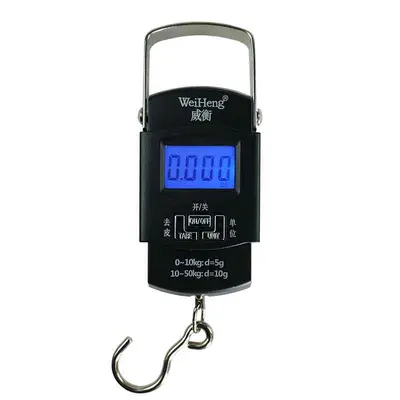 Dropshipping Wei Heng WH-A08 taşınabilir dijital terazi, elektronik terazi, kurye kanca ölçeği, bakkal ölçeği 50Kg