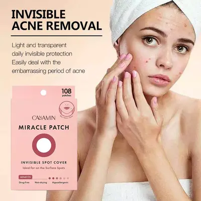MIRACLE PATCH防水超薄粉刺痘印净痘贴厂家嫩肤祛痘护肤痘痘贴