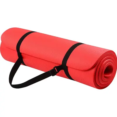 Kaymaz Sünger Fitness Yoga Matı, Taşınabilir, Kalın, Darbe Emici, Ev ve Spor Salonu
