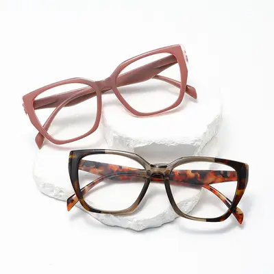 Large-Frame Spring-Hinge Women's Reading Glasses, High Definition, 897