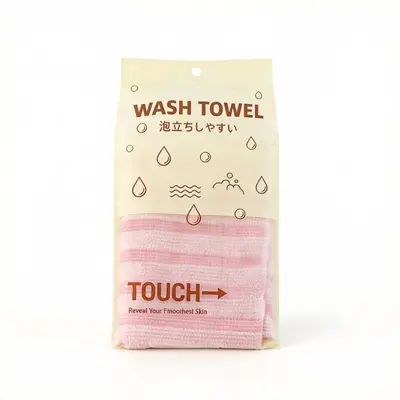 Japanisches Sauna-Körperpeeling-Handtuch für den Hausgebrauch, Bade-Schaum-Waschlappen, Rücken-Scheuertuch, Unisex, koreanisches langes Bade-Handtuch, Großhandel - 7