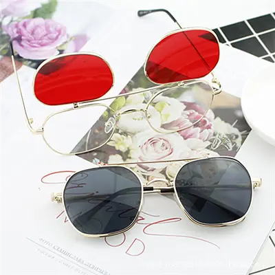 Steampunk-Doppelklappbrille 2026 - 3