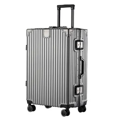 Ride-On Trolley Suitcase with Large Capacity and Combination Lock, Durable - 6