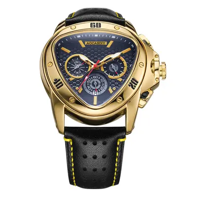Men's Waterproof Quartz Watch Silicone Strap - 7