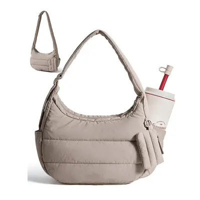 Leichte lässige Damen-Achseltasche, Umhängetasche zum Schrägtragen für Pendler