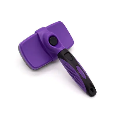 Cat and Dog Grooming Comb with Metal Pins and Slicker Brush - 10