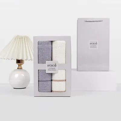 Mufanduo Pure Cotton Towel Gift Set, Double Pack - 10