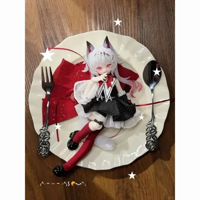 Moonlight Fairy Tale 8 cm BJD hareketli figür, kör kutu - 4