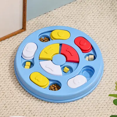 Dog Puzzle Toy Feeder with Anti-Choke Slow Feeder Bowl - 7