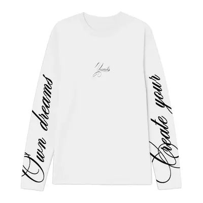Langarm-T-Shirt mit Buchstabendruck für Damen und Herren, locker