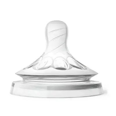 Silikon-Sauger 5,5 cm Weithals, Blütenform, kompatibel mit Avent