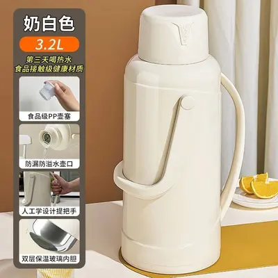Büyük Kapasiteli Termos 3,2 L, Darbeye Dayanıklı Ev Tipi - 8