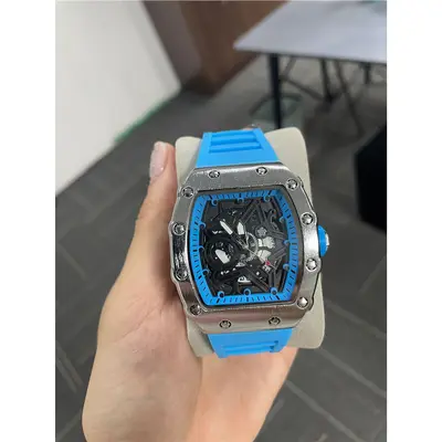 Richa Fass-förmige Herrenuhr Kuvarz mit Leuchtzeigern - 12