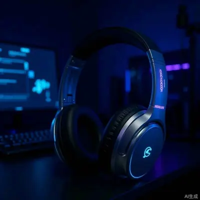 Kablosuz Bluetooth kulaklık VJ901 retro Maillard tarzı başa takılan takılabilir kart takılabilir katlanabilir gürültü azaltma kulaklık fabrikası