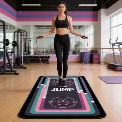 Yoga mat, shock-absorbing, silent, non-slip - 7