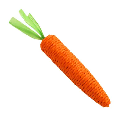 Cat Toy Set with Hemp Rope and Carrot Design, Self-Play Toy - 6