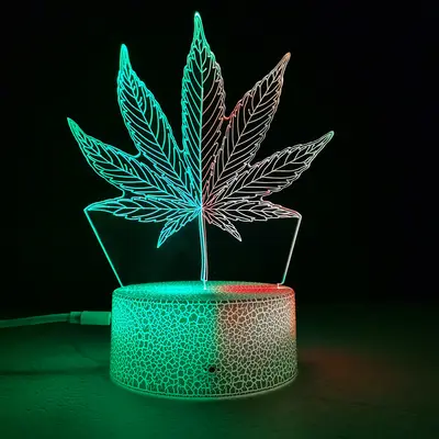 Fabrika doğrudan satış akrilik 3D gece lambası yatak odası başucu masaüstü dokunmatik çocuk hediye LED gece lambası toptan - 12