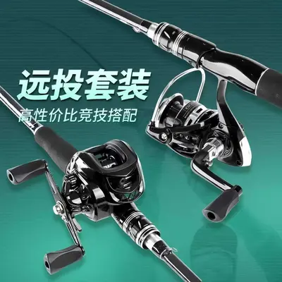 Beginner Lure Fishing Rod and Reel Complete Set