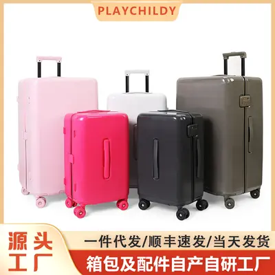Double-Layer Explosion-Proof Zipper Large Suitcase with Customs Lock