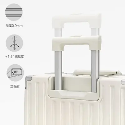24 Inch Aluminum Frame Wheeled Luggage, Large Capacity, With Cup Holder - 3