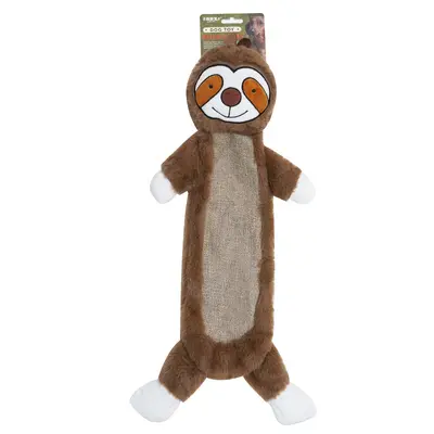 Squeaky Rabbit Fur Plush Dog Toy for Medium and Large Dogs - 7