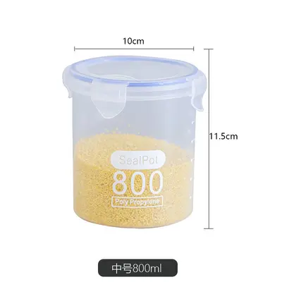 Airtight Plastic Storage Canister for Kitchen and Refrigerator - 8