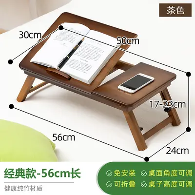 Folding Bed Table for Small Apartments, Children's Study Desk - 10